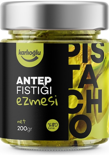 Karlıoğlu Antep Fıstığı Ezmesi Premium 200 G