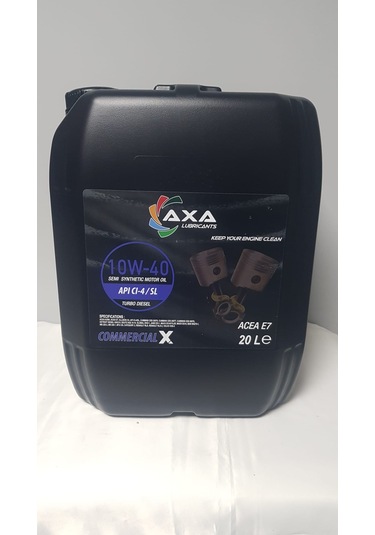 Axa Lubricants 10W- 40 Yarı Sentetik Motor Yağı 20 L