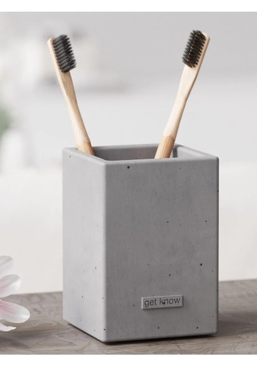 Getknow Home Banyo İçin Diş Fırçası Bardağı 269935371 Gri