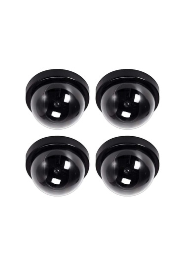 Padalink Büyük Boy Yalan Yarı Küre Kamera, Led Işıklı, Ev/ofis Güvenliği, Dolandırıcıyı Caydırıcı, Abs Malzeme, Taklit Gözetim Kamerası