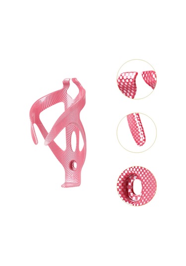 Suntek 2 Adet Bisiklet Su Şişesi Tutucu Braketi Evrensel Açık Pembe