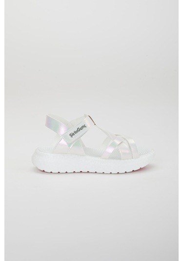 Şirinbebe Şiringenç Yüz Direkli Çapraz Bantlı Ortopedik Sedef Kız Bebek Kız Çocuk Sandalet-3092-sedef Sedef