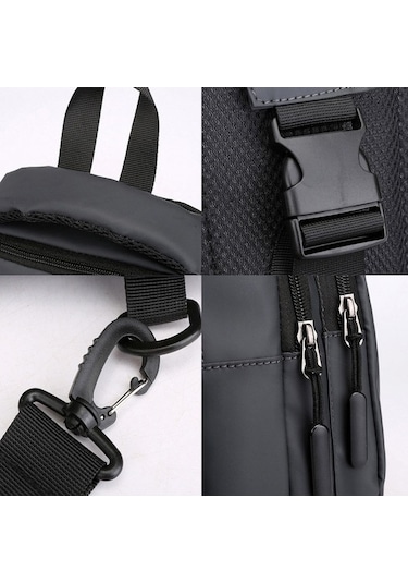 Tenfowee Erkekler İçin Çok Fonksiyonlu Usb Şarjlı Çanta - Tek/çift Omuzlu, Çapraz Askılı, El Tutulu Seyahat Sirt Çantası