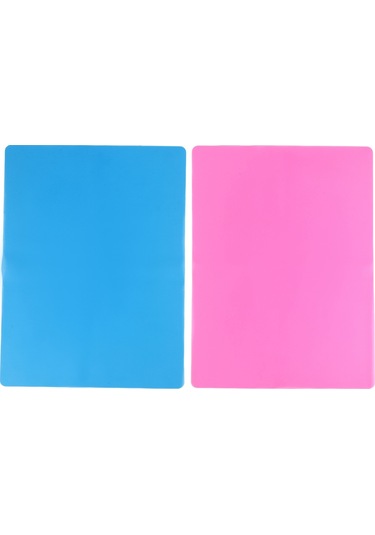 2 Paket A3 Ekstra Büyük Silikon Levha Kalıpları Mat, Mavi Ve Pembe Diğer
