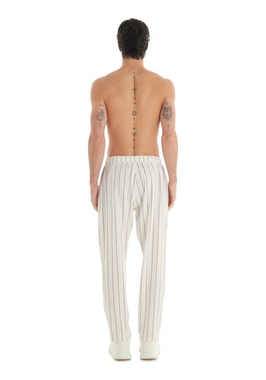 Blackspade Erkek Pantolon 40722 - Bordo Çizgili Bordo