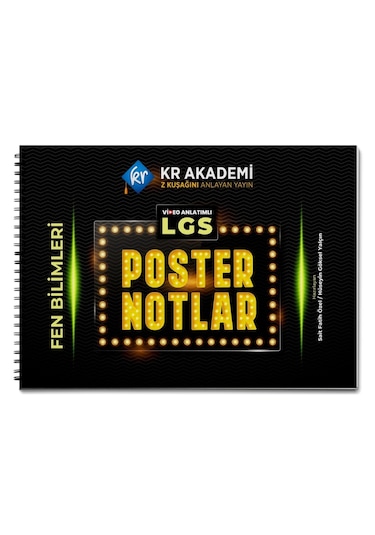 Lgs Fen Bilimleri Poster Notları Kr Akademi Yayınları