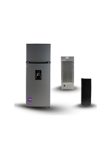 Çift Sistem Cool Life 235 Litre 12/24/220 V Sebilli Siyah Buzdolabı