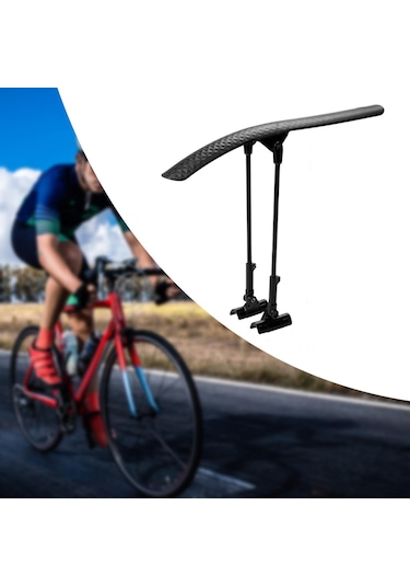 Suntek Yol Bisikleti Çamurluk Aksesuarı Yağmur Seti Bisiklet 40cmx6cmx31cm-ön-çamurluklar Siyah