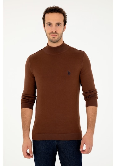 U.s. Polo Assn. Erkek Kahverengi Kazak /triko 50293499-vr029 Kahverengi