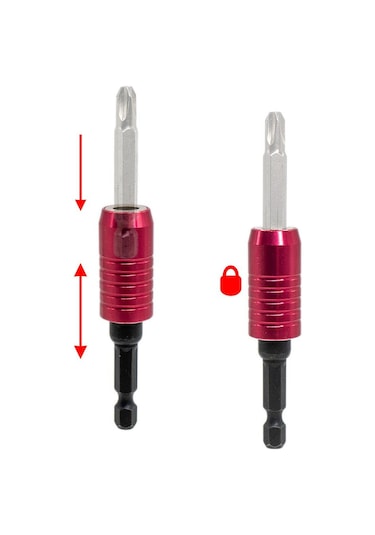 Pro-scr 16307 Hızlı Güçlü Manyetik Bits Tutucu 1/4" X 70 Mm 70 MM