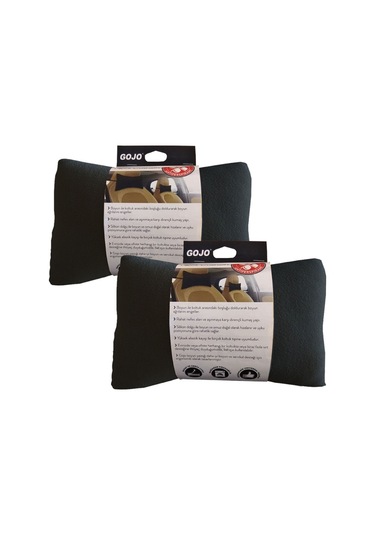 Gojo Silikon Dolgu Boyun Yastığı Siyah Renk 2 Adet