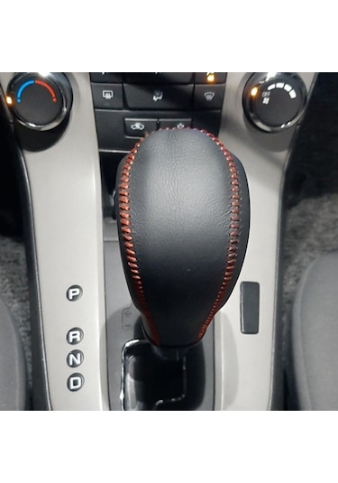 Dinosaurs Araba Otomatik Vites Topuzu Kapak Topuzu Vites Golf Sopası Kılıfı Chevrolet Cruze Captiva 2011 2012 2013 Siyah + Kırmızı