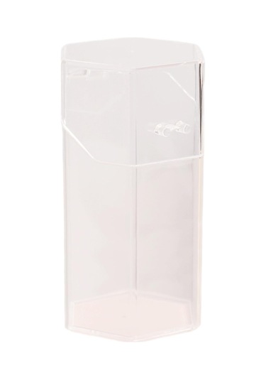 Suntek Şeffaf Akrilik Kozmetik Organizatör Makyaj Fırça Kabı Şeffaf