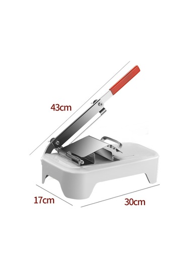 Kuzu Dilimer Ev Manuel Sebze Kesici Et Dilimleyici Beyaz , Boyut:beyaz Beyaz