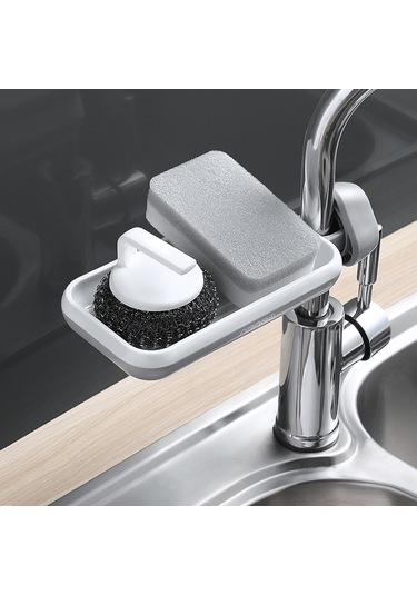 Xiyyadms Küçük Mutfak/banyo Su Arıtıcı Kolu İçin Siyah Abs Materyalli, 360 Derece Döner, Su Akıtma Delikli, Montajsız İki Katlı Depolama Rafı 16-27mm Boru Uyumlu Siyah