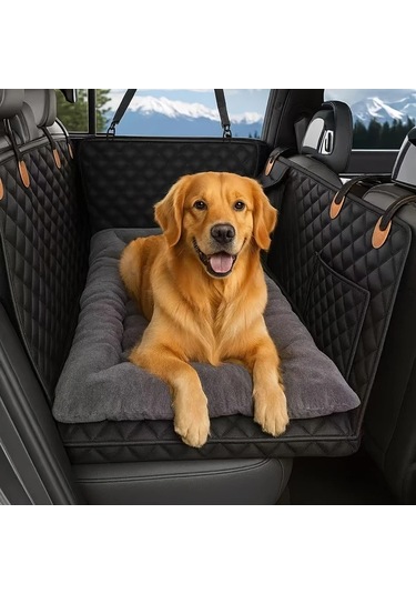 Willowhaven Gri Oto Koltuk Köpek Minderi Kalın Yumuşak Tüm Araçlar Ve Irklar İçin Kolay Temizlenir