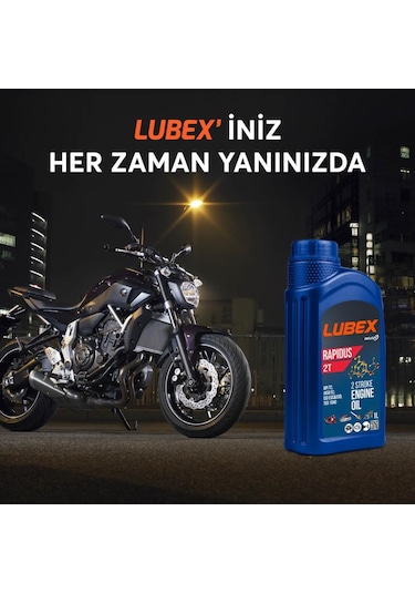 Lubex Rapidus 2t 1 L 2 Zamanlı Motosiklet Yağı