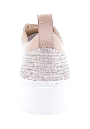 Dgn Es863-23y Kadin Kalin Renkli Kristal Taşli Sneakers Ayakkabi ES863-2007-R12632 Ten