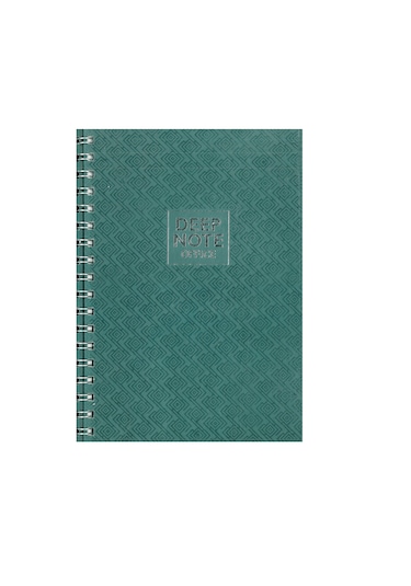 Özkan Deep Note 17x24 Sp. Kareli Defter 100 Yap. Yeşil