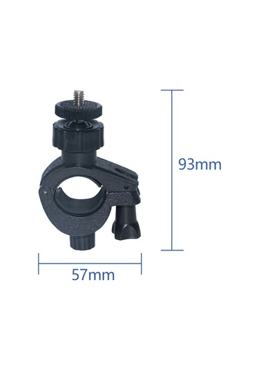 Cbtx J030 O-şekle Abs Bisiklet Braketi Bisiklet Montajı Uyumlu Gopro Hero Aksiyon Kameraları Çok İşlevli Motosiklet Klip Montajı