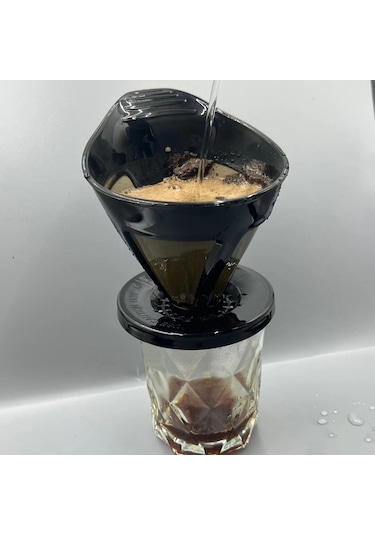 Suntek Yürüyüş Ofisi Ev Için Taşınabilir Çıkarılabilir Kahve Koni Damlatıcı Üzerine Dökün