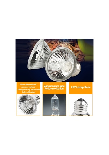 Uva+uvb Tam Spektrumlu Güneş Sürüngen Lambası 75 W