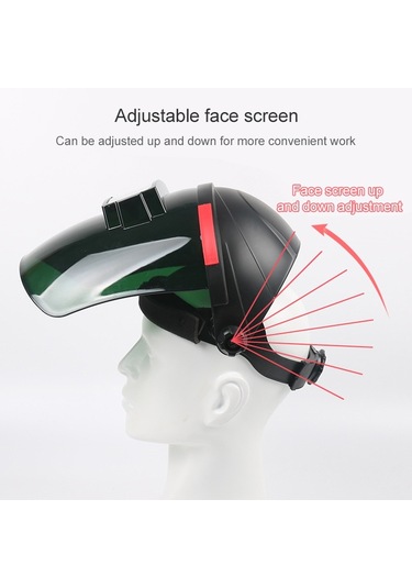 Tam Otomatik Karartma Flip Kaynak Kaskı Anti-ultraviyole Argon Ark Kaynak Gözlükleri