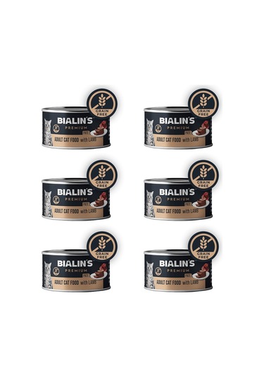 6'lı Yetişkin Kedi Maması - Kuzulu 100 Gram