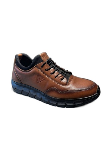 Voyager 5470 Erkek Hakiki Deri Sneaker Ayakkabı - Taba - 42 Taba
