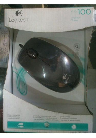 Logitech M 100 Kablolu Mouse Siyah