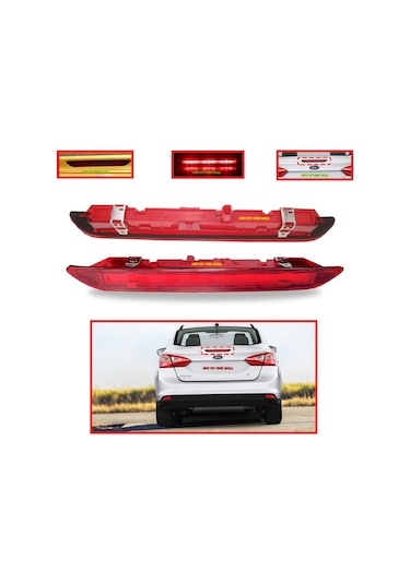 Ford Focus 3 Arka Stop Lambası (Bagaj Üstü) Sedan BM5113A601A