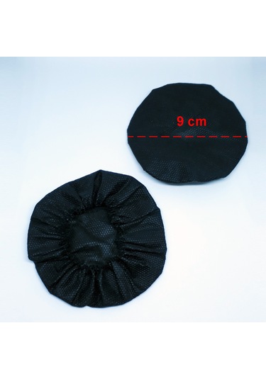 Kulaklık Bonesi 9 CM Siyah 100 Adet