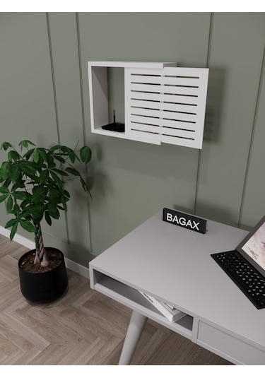 Modem Saklama Kutusu Rafı