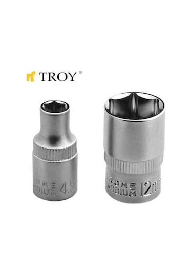 Troy 26153 1-4” Lokma Ölçü 14Mm-Çap 19 8Mm-Uzunluk 25Mm