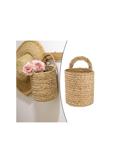 Suntek Magideal Saplı Dokuma Hasır Sepet Veya Stand Düz