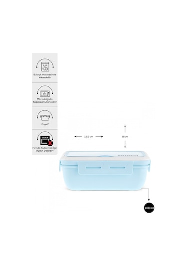 Karaca Ferby Termos Fusca Lunch Box Mavi