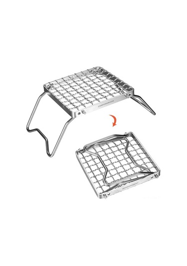 Pazly Kampanyalı Katlanır 304 Paslanmaz Çelik Mangal Izgarası - Av, Bahçe, Seyahat İçin Renkli Seçenek Çok Renkli