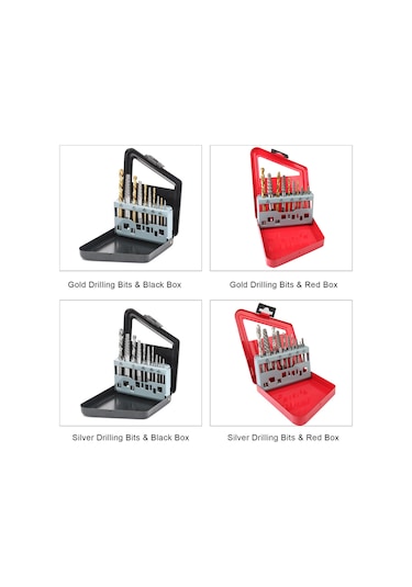 Singree 10 Adet Vidalı Çıkarma Ve Matkap Ucu Seti - Taşınabilir Hasarlı Vida Sökme Aleti 112 Karakter