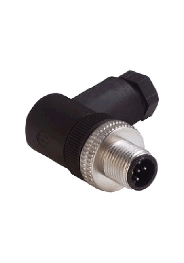 Zhong M12pgf-5d ,m12/5-pin Açılı Erkek Soket