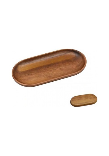 Mien Men 7b109 Akasya Ahşap Sunumluk 23.4x11.9x1.5 Cm Kahverengi