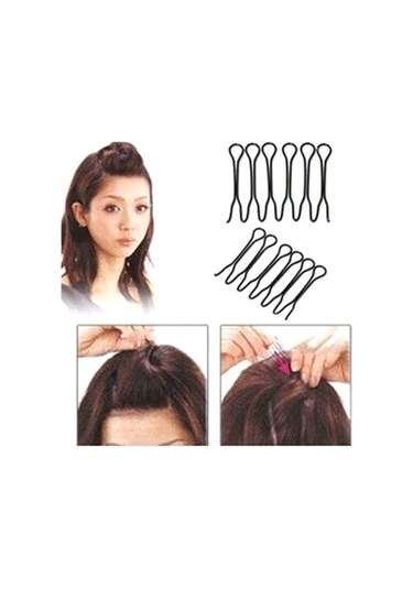 2 Adet Mini Saç Braider Büküm Klipler Tarak Prenses Kafa Hairdisk Dıy Patlama Ekle