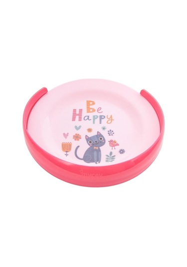 Mycey Vakumlu Eğitici Tabak Kız Pembe