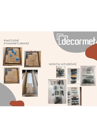 Decormet Nice Makyaj Masası Carrara Marble Beyaz