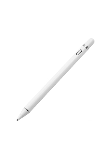 Neevoyu Beyaz Universal Kalem: 1.45mm Esnek Bakır Uçlu, İos/android/windows Uyumlu, 30 Dakika Otomatik Kapatma, Çizim Ve Yazma İçin Hassas Dokunmatik Kalem
