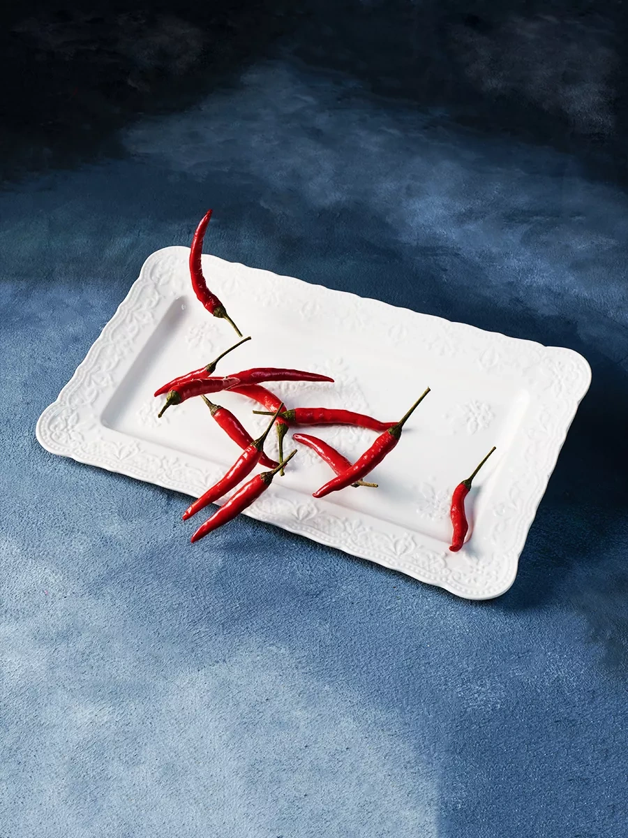 Skyphos Susan Beyaz Servis Tabağı 30x17 Cm 61826569 Beyaz