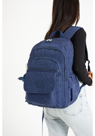 Ultra Hafif Çok Cepli Su Geçirmez Sırt Çantası Unisex Laci Model:571-2a - Lacivert