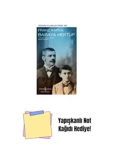 Babaya Mektup Sert Kapak + Yapışkanlı Not Kağıdı