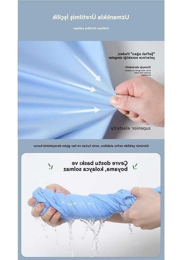 Yingfu Erkekler İçin Gizli Düğmeli, Uzun Kollu, Tek Renkli, Esnek İş Kıyafeti Gömlek Mavi Açık Mavi