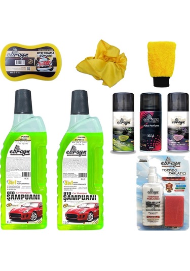 Şampuan Klima Temizleyici Süt Silikon Sünger Eldiven Bez Ebrayn