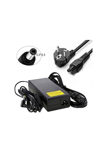 Koodmax Asus Toshiba Casper Lenovo Uyumlu Notebook Adaptör 19V 4.74A 5.5x2.5 90W